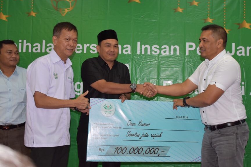 Effective in Preventing Land Fires, Fire-Free Villages Received a Total Reward of 500 Million Rupiah