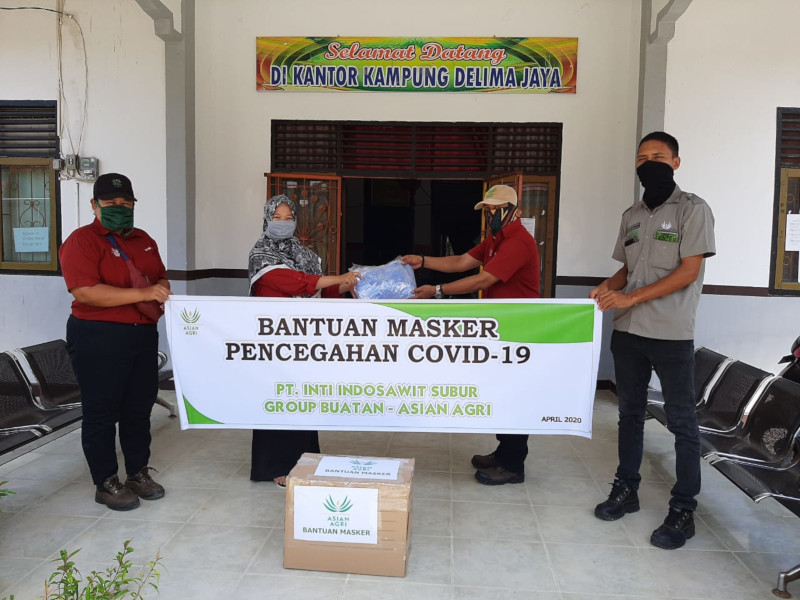 Asian Agri Memberdayakan Penduduk Desa Membuat Masker Kain Untuk Pencegahan COVID-19