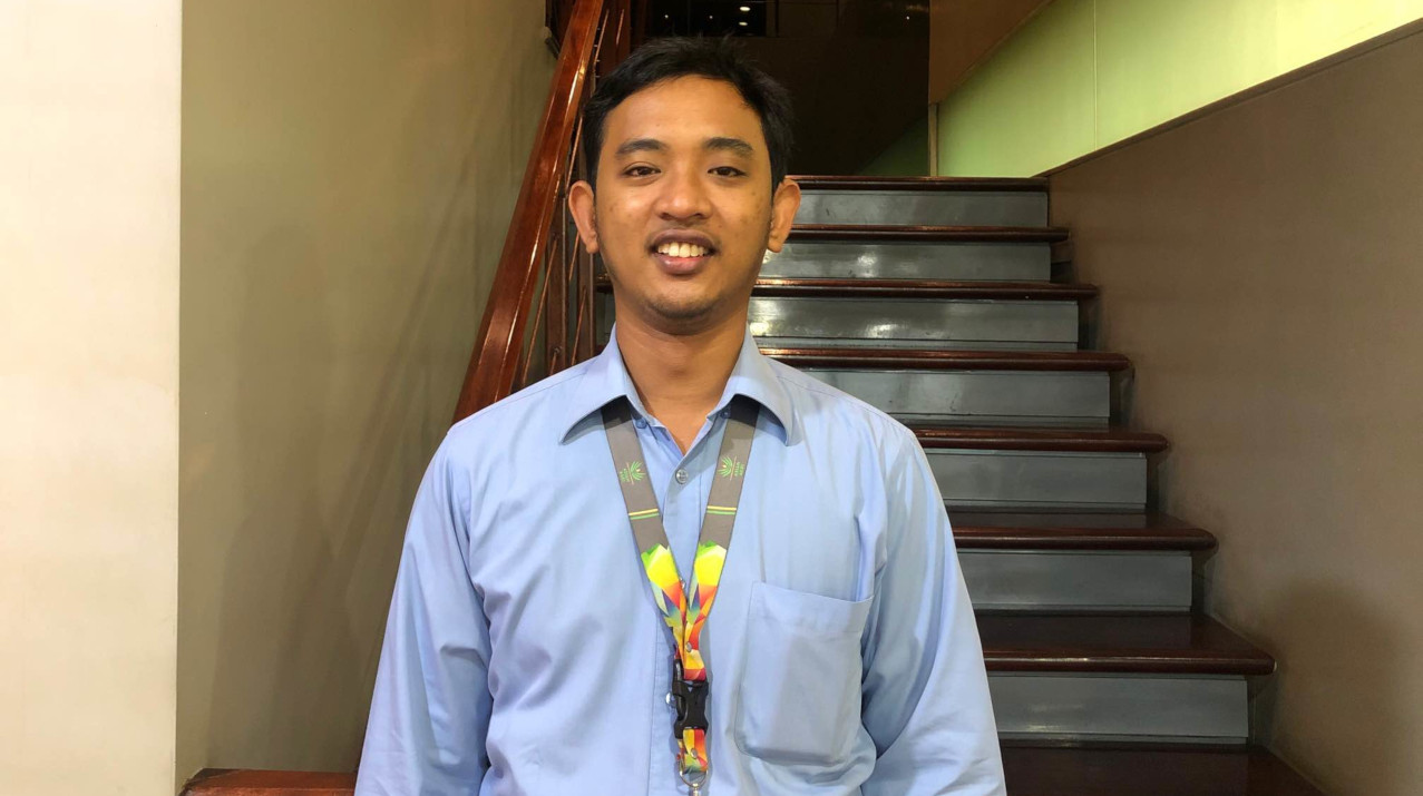 Khairul Naim, graduate trainee yang kini menjadi Office Learning 