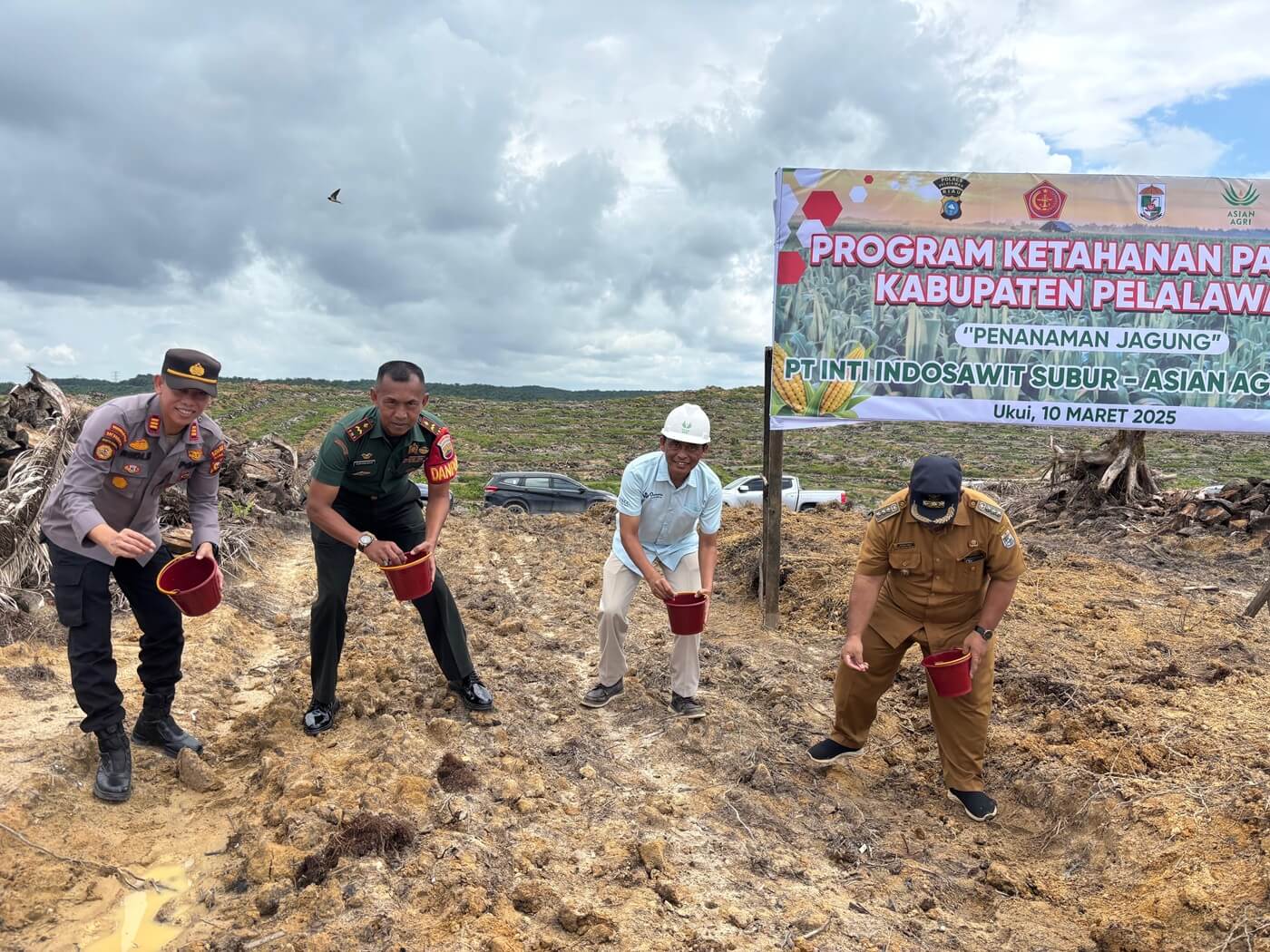 Supporting Food Security, Asian Agri Cultivates Corn in Pelalawan Regency