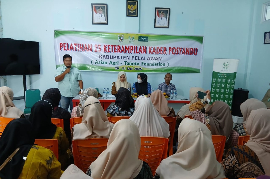 Asian Agri dan Tanoto Foundation Perkuat Kapasitas Kader Posyandu di Kecamatan Pelalawan untuk Cegah Stunting
