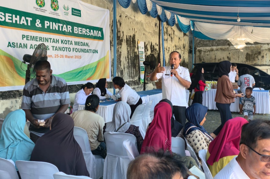Asian Agri dan Tanoto Foundation Bekerjasama dengan Pemerintah Kota Medan untuk Program “Sehat dan Pintar Bersama”